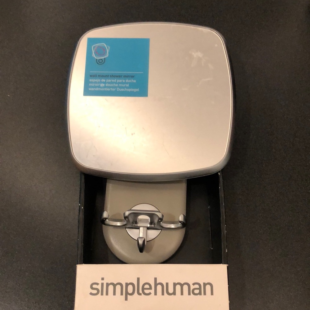 NIB SIMPLEHUMAN SHOWER MIRROR